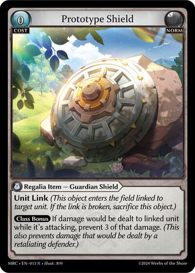 Prototype Shield - 013 - Rare - Mercurial Heart