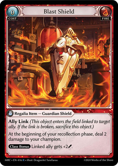 Blast Shield - 016 - Rare - Mercurial Heart