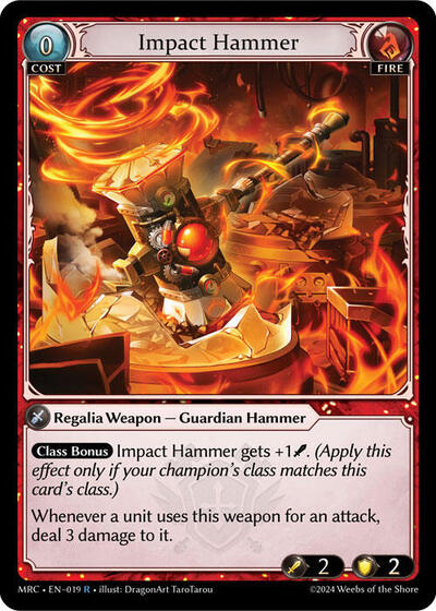 Impact Hammer - 019 - Rare - Mercurial Heart