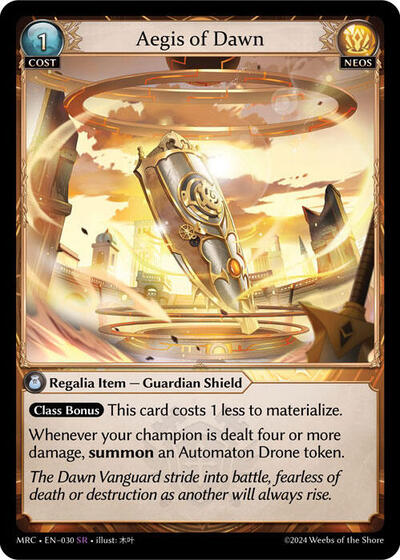 Aegis of Dawn - 030 - Super Rare - Mercurial Heart