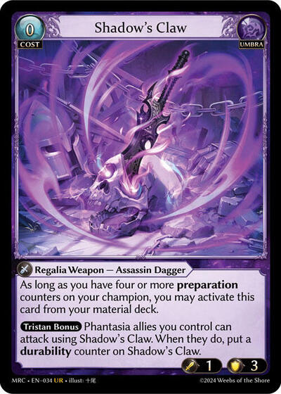 Shadow's Claw - 034 - Ultra Rare - Mercurial Heart