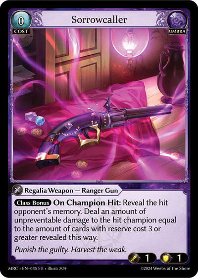 Sorrowcaller - 035 - Super Rare - Mercurial Heart