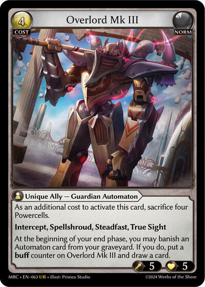 Overlord Mk III - 063 - Ultra Rare - Mercurial Heart