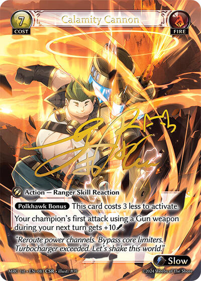 Calamity Cannon - 081 - Collector Super Rare - Mercurial Heart