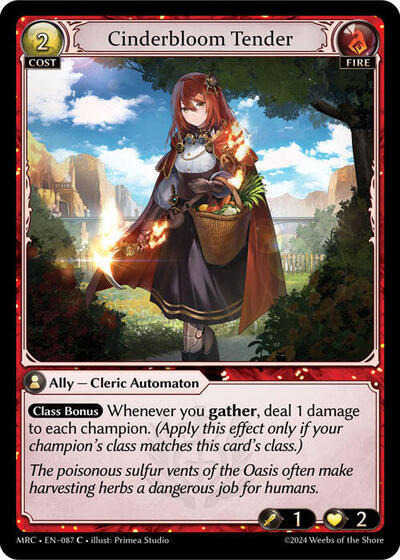 Cinderbloom Tender - 087 - Common - Mercurial Heart