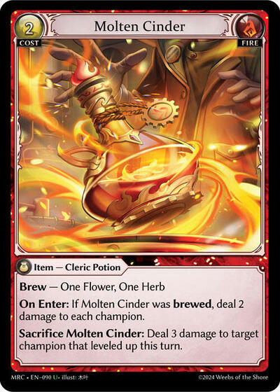 Molten Cinder - 090 - Uncommon - Mercurial Heart