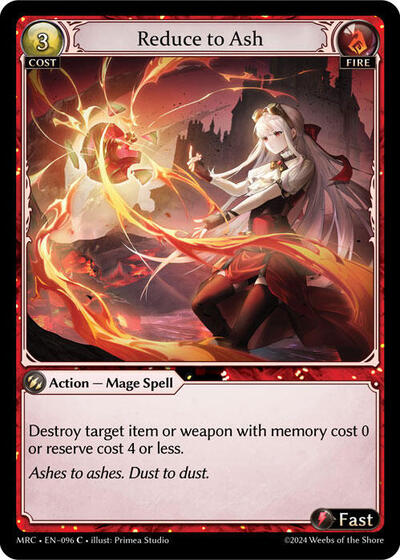 Reduce to Ash - 096 - Common - Mercurial Heart