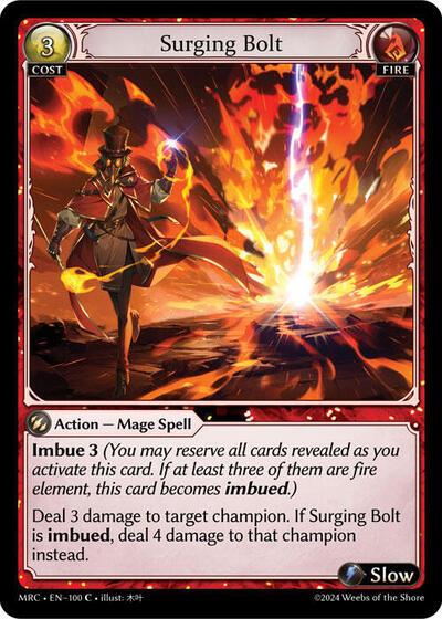 Surging Bolt - 100 - Common - Mercurial Heart