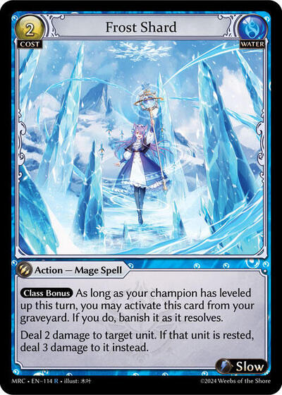 Frost Shard - 114 - Rare - Mercurial Heart