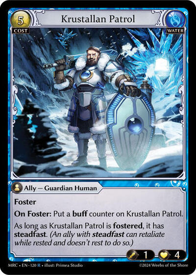 Krustallan Patrol - 120 - Rare - Mercurial Heart