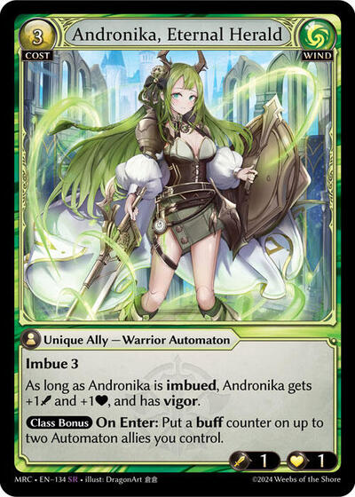 Andronika, Eternal Herald - 134 - Super Rare - Mercurial Heart