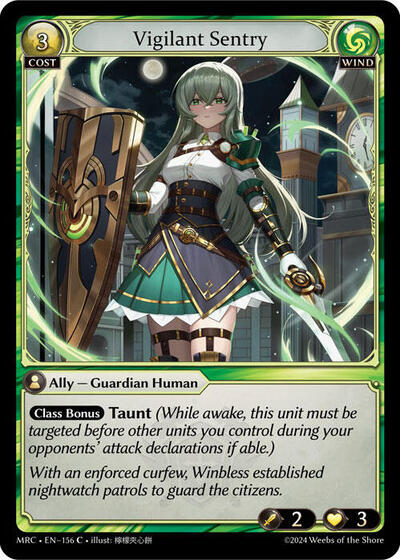 Vigilant Sentry - 156 - Common - Mercurial Heart
