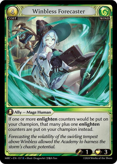 Winbless Forecaster - 157 - Rare - Mercurial Heart