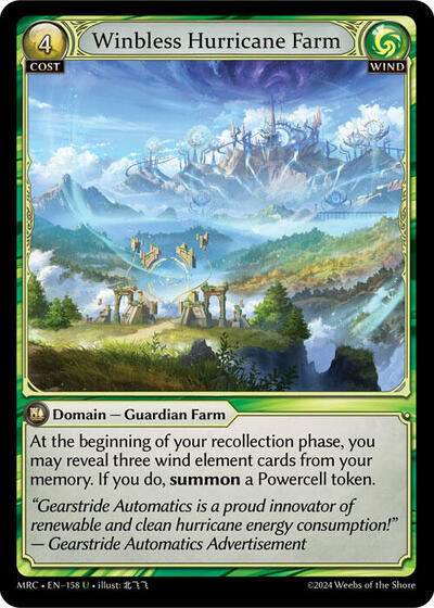 Winbless Hurricane Farm - 158 - Uncommon - Mercurial Heart