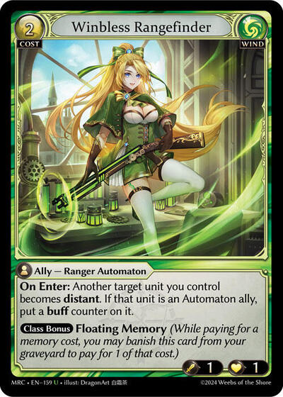 Winbless Rangefinder - 159 - Uncommon - Mercurial Heart