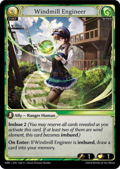 Windmill Engineer - 160 - Uncommon - Mercurial Heart