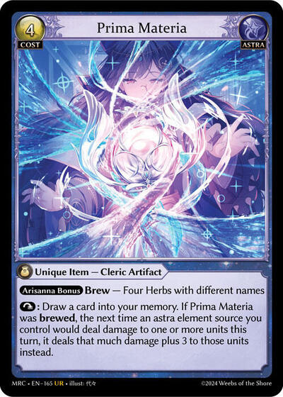 Prima Materia - 165 - Ultra Rare - Mercurial Heart