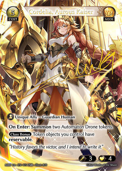 Cordelia, Aurous Kaiser - 175 - Collector Super Rare - Mercurial Heart