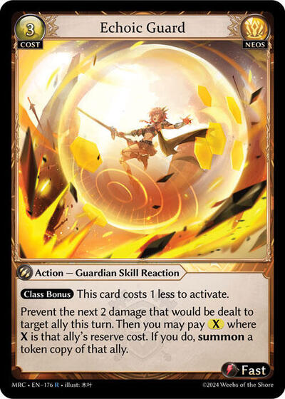 Echoic Guard - 176 - Rare - Mercurial Heart