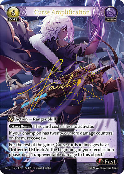 Curse Amplification - 177 - Collector Super Rare - Mercurial Heart