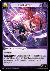 Final Stroke - 180 - Ultra Rare - Mercurial Heart