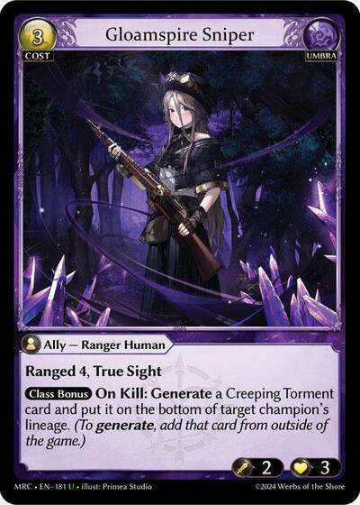 Gloamspire Sniper - 181 - Uncommon - Mercurial Heart