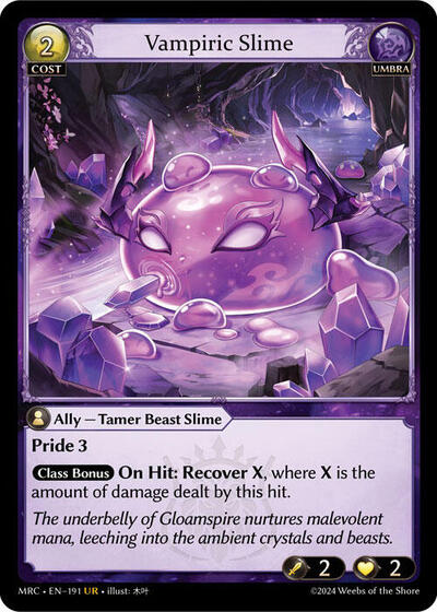 Vampiric Slime - 191 - Ultra Rare - Mercurial Heart