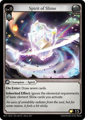 Spirit of Slime - 001 - Common - Silvie Re:Collection, Slime Sovereign