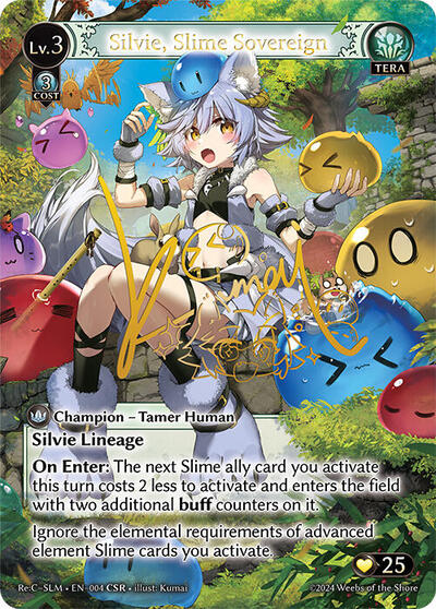 Silvie, Slime Sovereign - 004 - Collector Super Rare - Silvie Re:Collection, Slime Sovereign