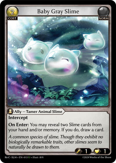 Baby Gray Slime - 013 - Uncommon - Silvie Re:Collection, Slime Sovereign