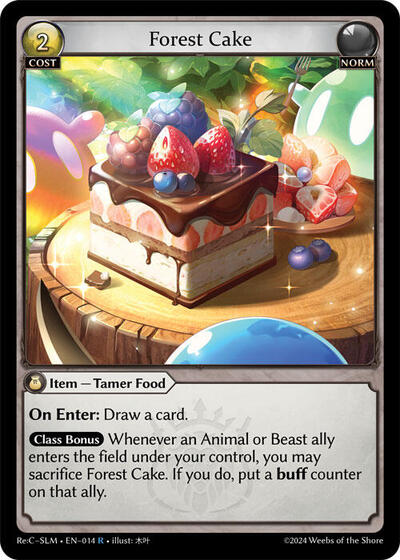 Forest Cake - 014 - Rare - Silvie Re:Collection, Slime Sovereign