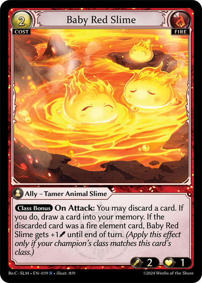 Baby Red Slime - 019 - Rare - Silvie Re:Collection, Slime Sovereign