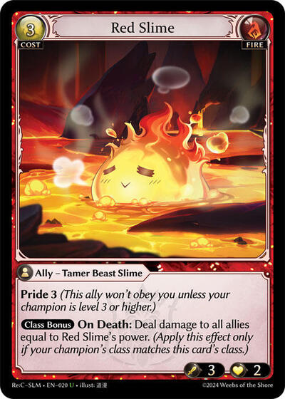 Red Slime - 020 - Uncommon - Silvie Re:Collection, Slime Sovereign