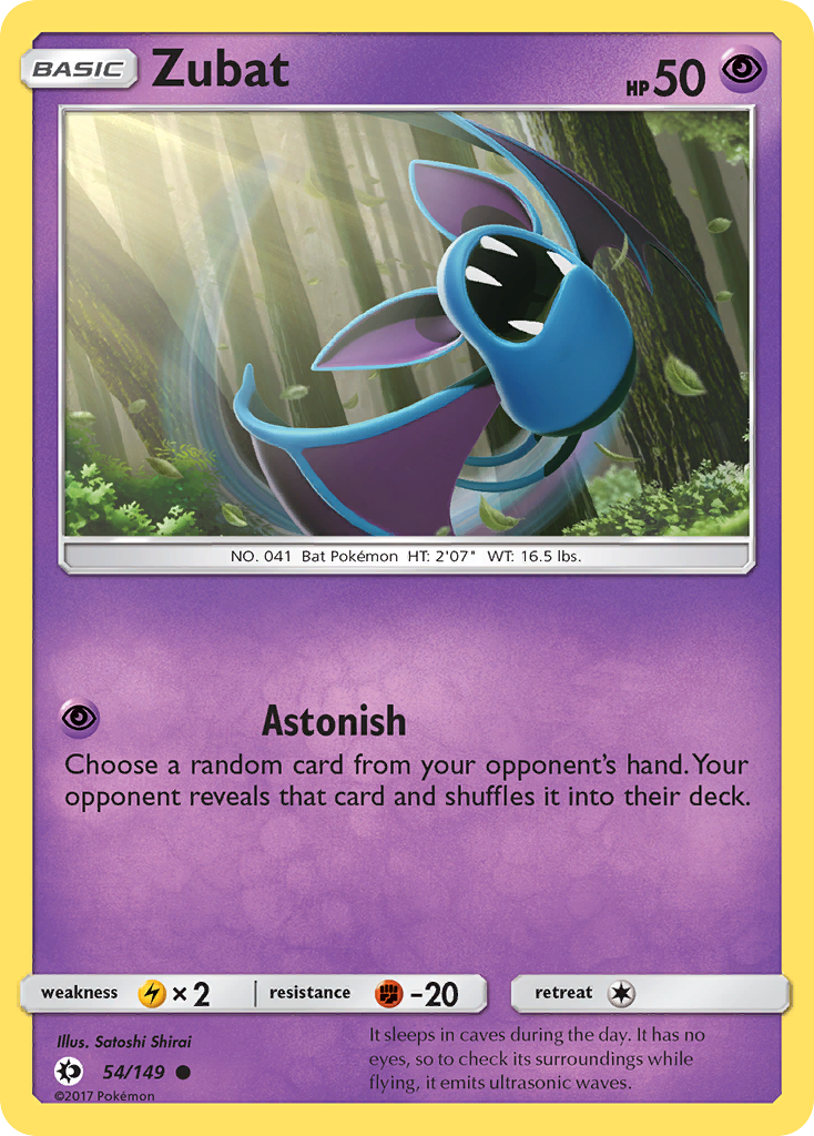 Zubat - 054/149 - Sun & Moon