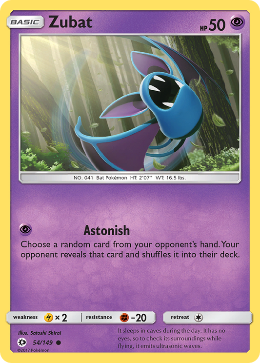 Zubat - 054/149 - Sun & Moon