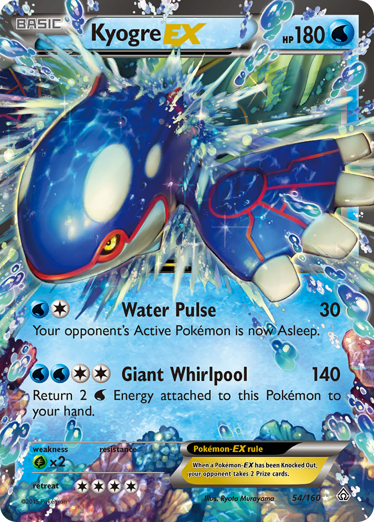 Kyogre-EX - 054/160 - Primal Clash