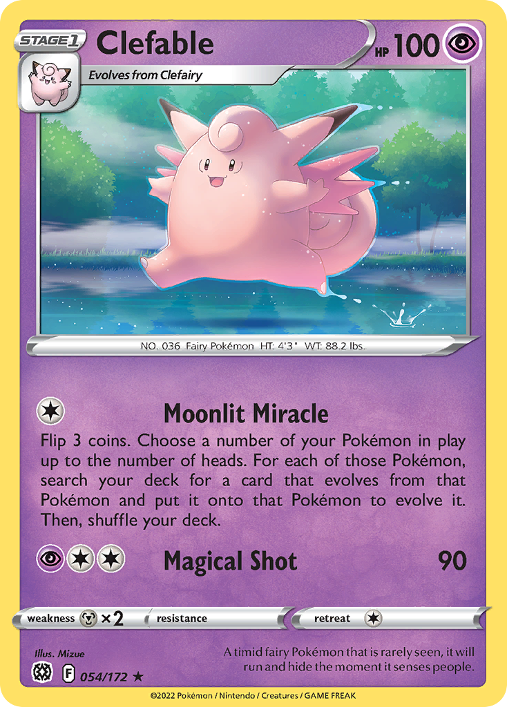 Clefable - 054/172 - Brilliant Stars