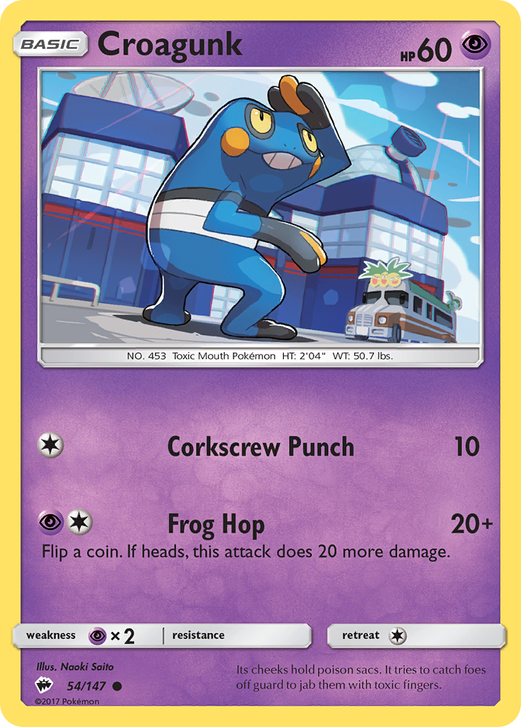 Croagunk - 054/147 - Burning Shadows