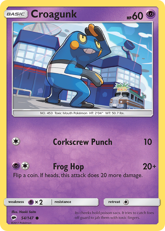 Croagunk - 054/147 - Burning Shadows