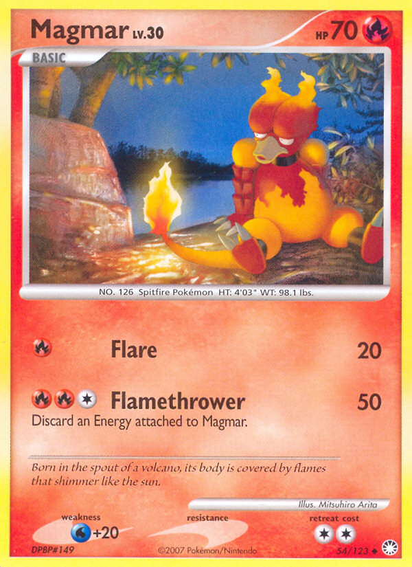 Magmar - 054/123 - Mysterious Treasures