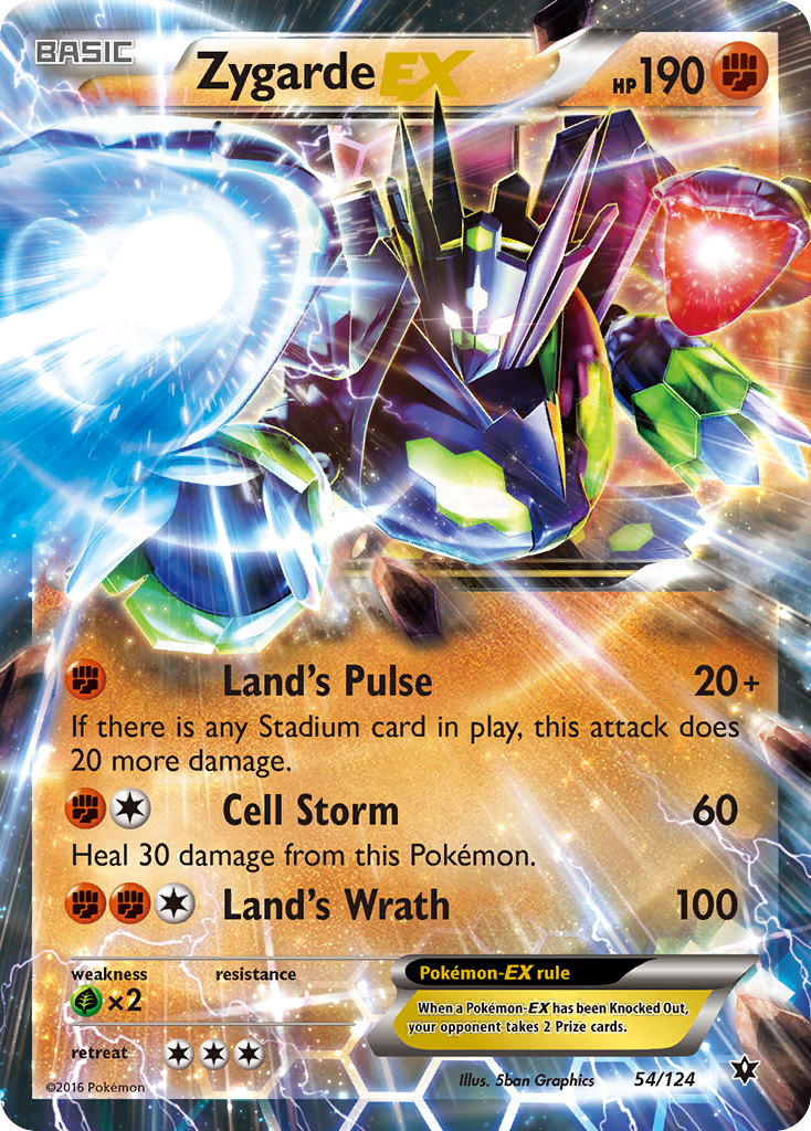 Zygarde-EX - 054/124 - Fates Collide