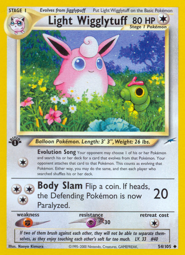 Light Wigglytuff - 054/105 - Neo Destiny