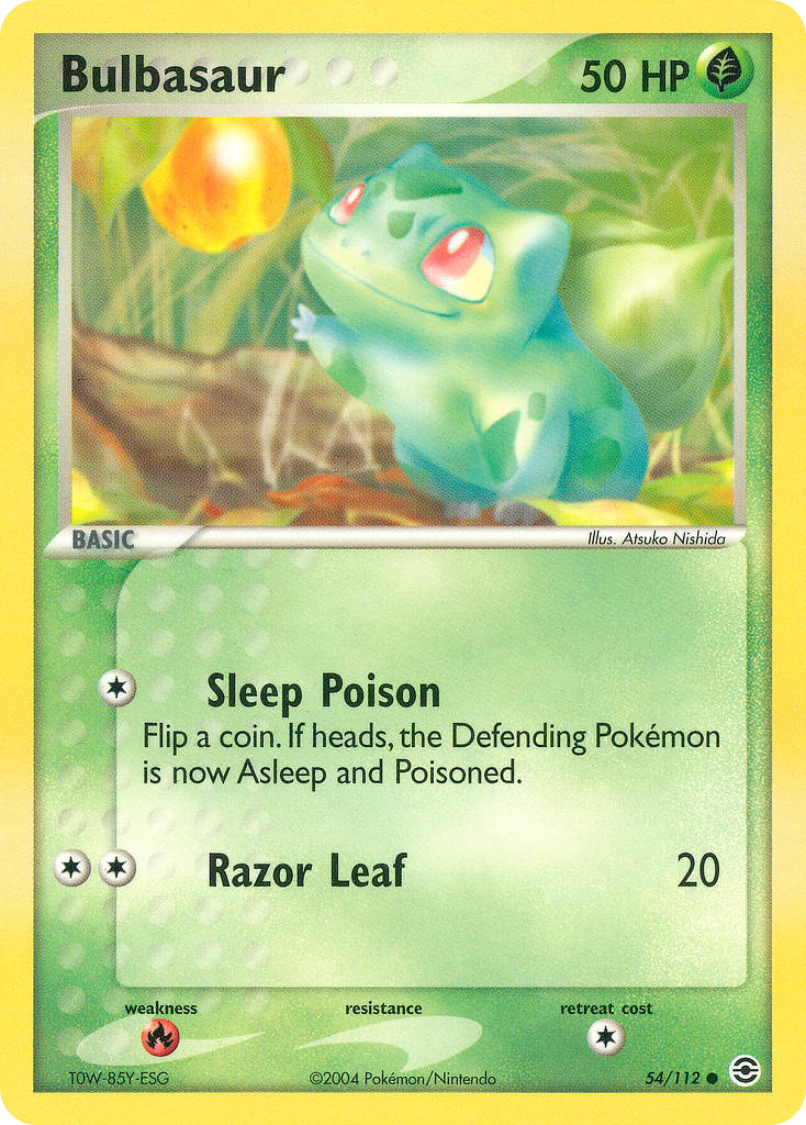 Bulbasaur - 054/112 - FireRed & LeafGreen