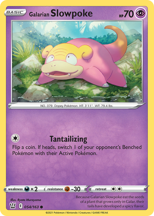 Galarian Slowpoke - 054/163 - Battle Styles