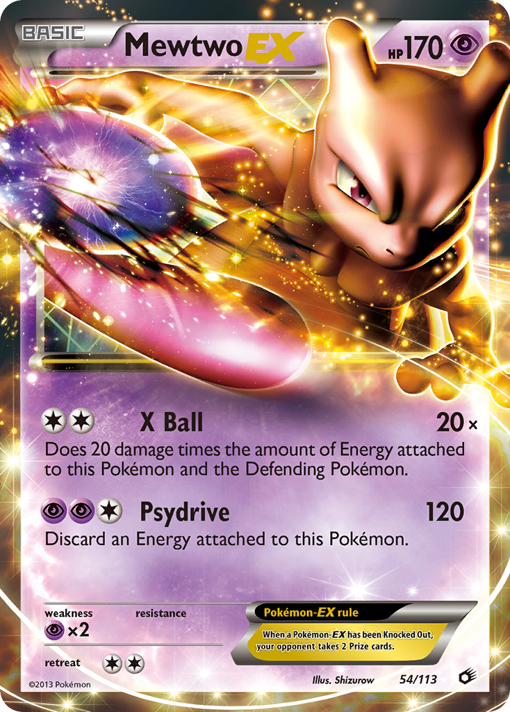 Mewtwo-EX - 054/113 - Legendary Treasures