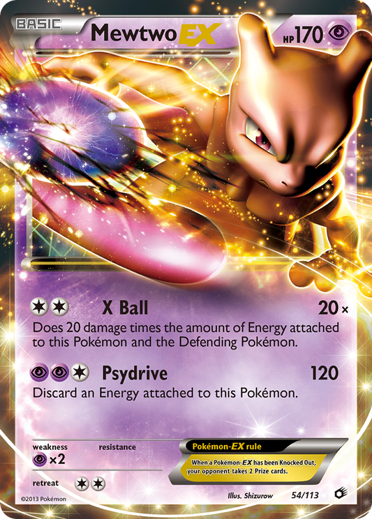 Mewtwo-EX - 054/113 - Legendary Treasures