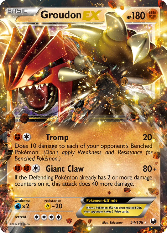 Groudon-EX - 054/108 - Dark Explorers