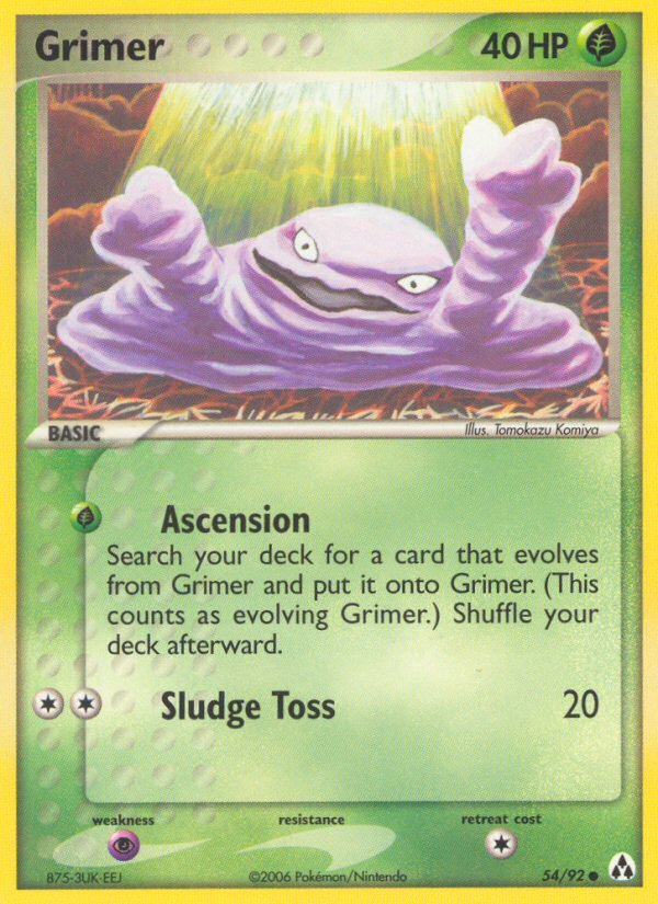 Grimer - 54/92 - Legend Maker