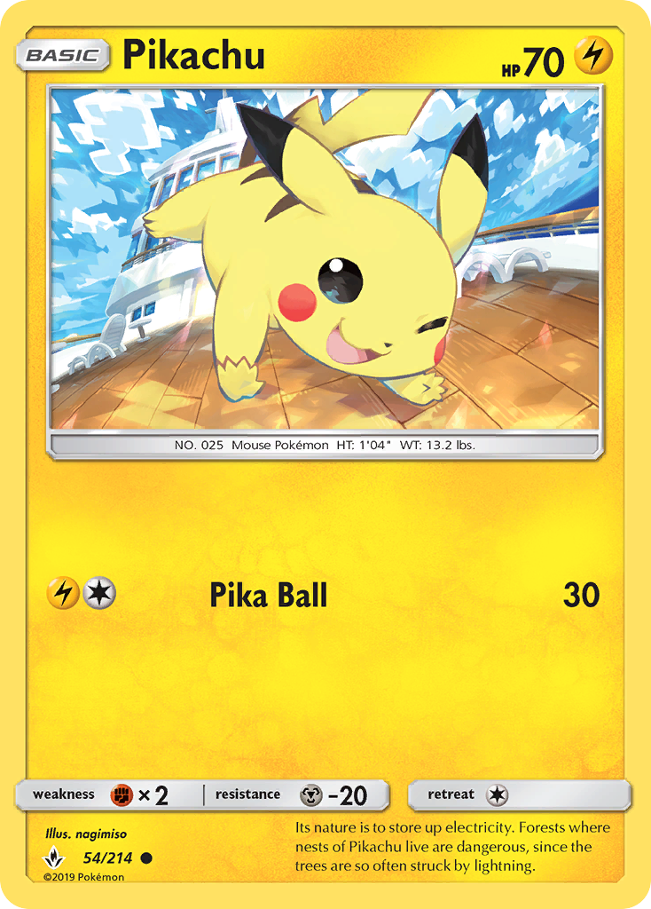 Pikachu - 054/214 - Unbroken Bonds