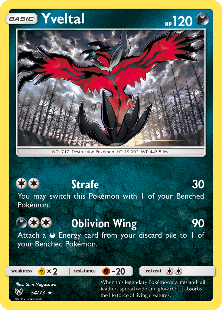 Yveltal - 54/73 - Shining Legends